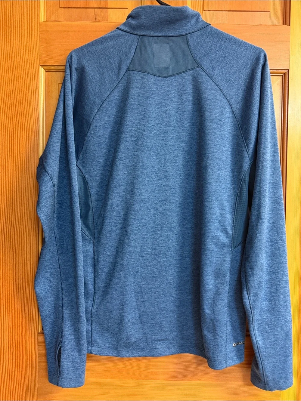 The North Face FlashDry Quarter Zip Pullover Mens Medium Blue
